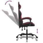PC, gaming si accesorii - Gaming - Accesorii gaming - Scaune gaming - Scaun de jocuri, negru si rosu vin, piele ecologica - Infinity.ro