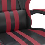 PC, gaming si accesorii - Gaming - Accesorii gaming - Scaune gaming - Scaun de jocuri, negru si rosu vin, piele ecologica - Infinity.ro