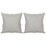 Casa si Gradina - Mobilier - Canapele si coltare - Canapele - Canapea cu 2 locuri perne&pernute gri deschis 140 cm microfibra - Infinity.ro