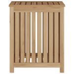 Market - Spalare si intretinere rufe - Uscatoare de rufe si accesorii - Cos de rufe, 50x35x60 cm, lemn masiv de tec - Infinity.ro