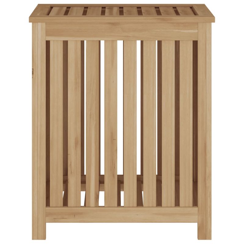 Market - Spalare si intretinere rufe - Uscatoare de rufe si accesorii - Cos de rufe, 50x35x60 cm, lemn masiv de tec - Infinity.ro