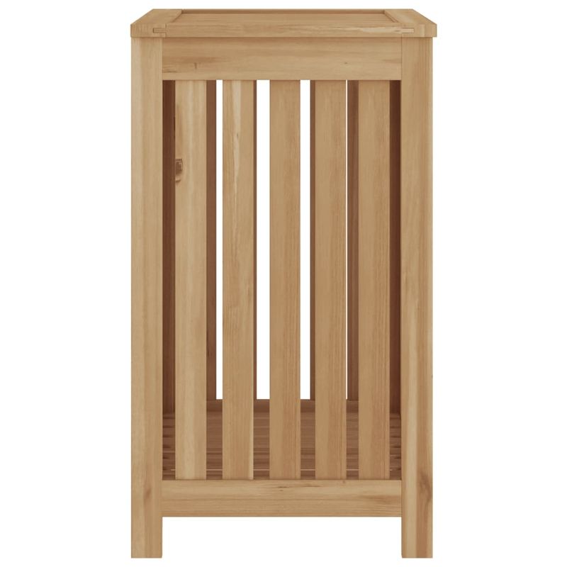 Market - Spalare si intretinere rufe - Uscatoare de rufe si accesorii - Cos de rufe, 50x35x60 cm, lemn masiv de tec - Infinity.ro