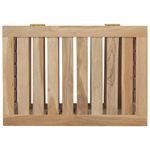 Market - Spalare si intretinere rufe - Uscatoare de rufe si accesorii - Cos de rufe, 50x35x60 cm, lemn masiv de tec - Infinity.ro