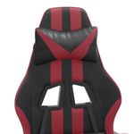 PC, gaming si accesorii - Gaming - Accesorii gaming - Scaune gaming - Scaun de jocuri, negru si rosu vin, piele ecologica - Infinity.ro
