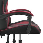 PC, gaming si accesorii - Gaming - Accesorii gaming - Scaune gaming - Scaun de jocuri, negru si rosu vin, piele ecologica - Infinity.ro