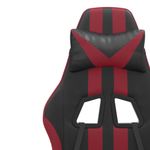 PC, gaming si accesorii - Gaming - Accesorii gaming - Scaune gaming - Scaun de jocuri, negru si rosu vin, piele ecologica - Infinity.ro