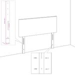 Casa si Gradina - Mobilier - Paturi si accesorii - Accesorii paturi - Tablie de pat cu aripioare roz 83x23x78/88 cm catifea - Infinity.ro