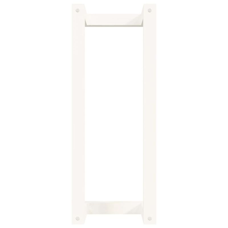 Casa si Gradina - Sanitare - Suporturi si accesorii baie - Suporturi baie - Suport pentru prosoape, alb, 23x18x60 cm, lemn masiv de pin - Infinity.ro