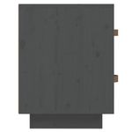 Casa si Gradina - Mobilier - Comode si corpuri - Noptiere - Noptiera, gri, 40x34x45 cm, lemn masiv de pin - Infinity.ro