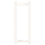 Casa si Gradina - Sanitare - Suporturi si accesorii baie - Suporturi baie - Suport pentru prosoape, alb, 23x18x60 cm, lemn masiv de pin - Infinity.ro