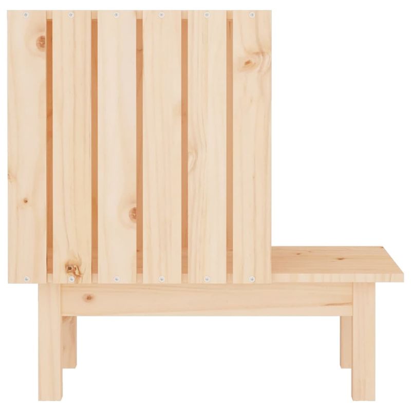 Petshop - Accesorii petshop - Culcusuri si custi - Custi interior si exterior - Casa pentru pisici, 60x36x60 cm, lemn masiv de pin, natural - Infinity.ro