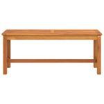 Casa si Gradina - Gradina si terasa - Mobilier exterior - Bancute de gradina - Banca de gradina , 110x35x45 cm, lemn masiv de acacia - Infinity.ro