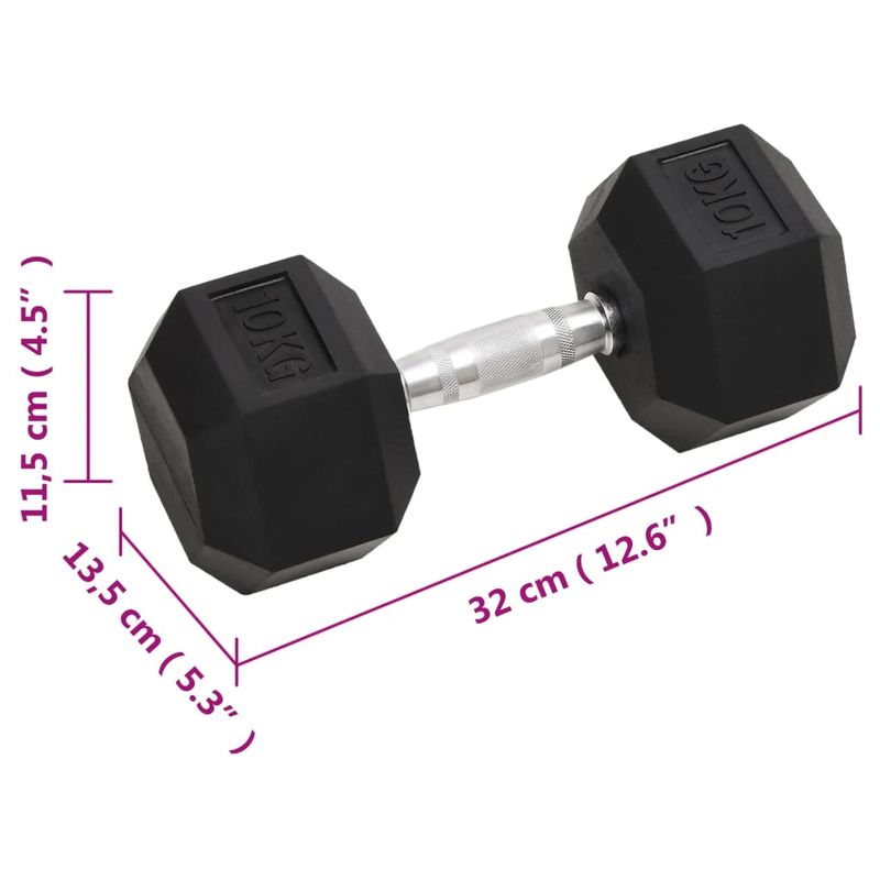 Sport si Outdoor - Fitness - Greutati si echipament - Kituri, gantere si dumbell - Gantere, 2 buc., 20 kg, fonta - Infinity.ro