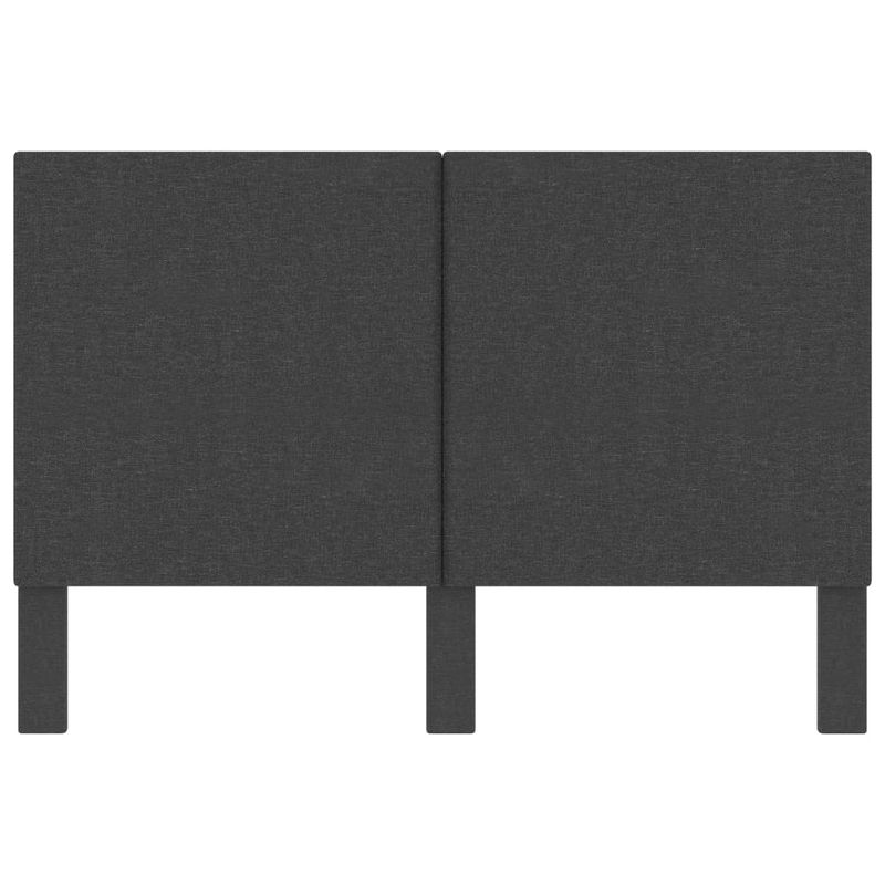 Casa si Gradina - Mobilier - Paturi si accesorii - Accesorii paturi - Tablie de pat, gri inchis, 140 x 200 cm, material textil, model design simplu - Infinity.ro