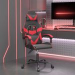 Casa si Gradina - Mobilier - Scaune si fotolii - Scaune - Scaun de gaming pivotant, negru si rosu, piele ecologica - Infinity.ro