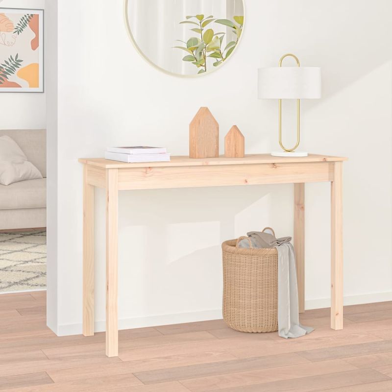 Casa si Gradina - Mobilier - Comode si corpuri - Console - Masa consola, 110x40x75 cm, lemn masiv de pin - Infinity.ro