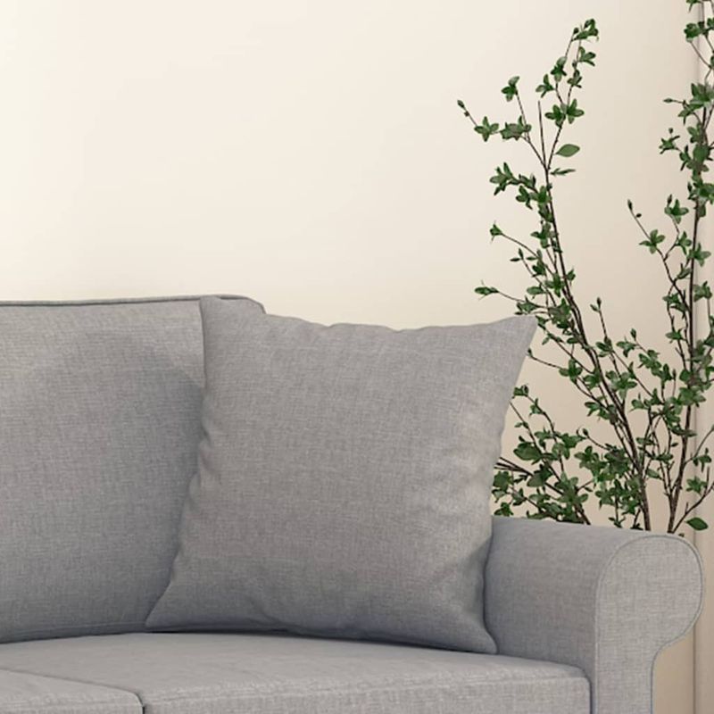 Casa si Gradina - Textile si covoare - Perne si pilote - Perne decorative - Perne decorative, 2 buc., gri deschis, 40x40cm, material textil - Infinity.ro