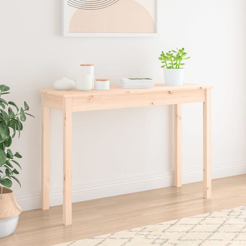 Casa si Gradina - Mobilier - Comode si corpuri - Console - Masa consola, 110x40x75 cm, lemn masiv de pin - Infinity.ro