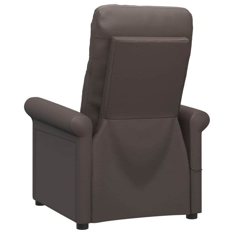 Casa si Gradina - Mobilier - Scaune si fotolii - Fotolii - Fotoliu rabatabil, maro, piele ecologica - Infinity.ro