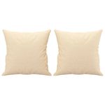 Casa si Gradina - Textile si covoare - Perne si pilote - Perne decorative - Perne decorative 2 buc. crem 40x40 cm, material textil - Infinity.ro