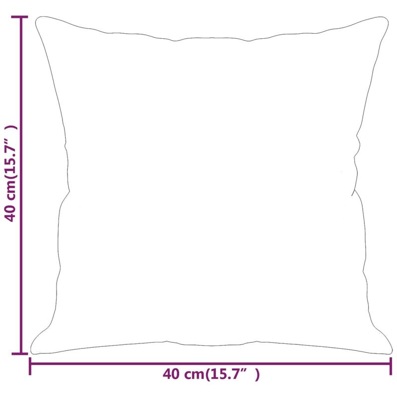 Casa si Gradina - Textile si covoare - Perne si pilote - Perne decorative - Perne decorative 2 buc. crem 40x40 cm, material textil - Infinity.ro