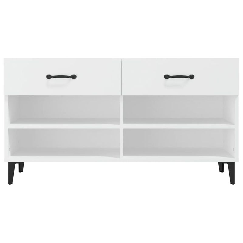 Casa si Gradina - Mobilier - Organizare si depozitare - Organizator incaltaminte - Pantofar, alb, 102x35x55 cm, lemn compozit - Infinity.ro