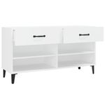 Casa si Gradina - Mobilier - Organizare si depozitare - Organizator incaltaminte - Pantofar, alb, 102x35x55 cm, lemn compozit - Infinity.ro