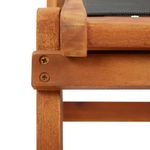 Casa si Gradina - Gradina si terasa - Mobilier exterior - Scaune si sezlonguri gradina - Scaun sezlong de exterior, lemn masiv de acacia și textilena, model fotoliu - Infinity.ro