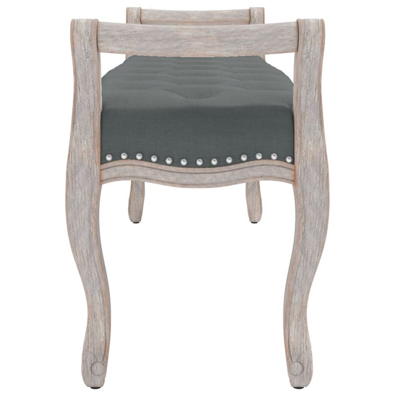 Casa si Gradina - Mobilier - Canapele si coltare - Banchete - Banca, gri inchis, 110x45x60 cm, textil - Infinity.ro