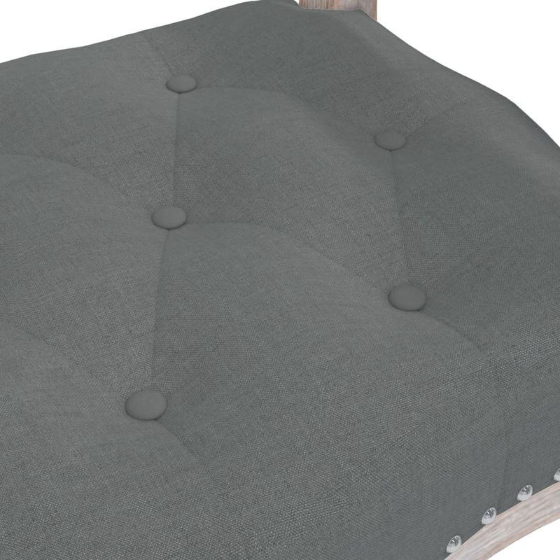 Casa si Gradina - Mobilier - Canapele si coltare - Banchete - Banca, gri inchis, 110x45x60 cm, textil - Infinity.ro