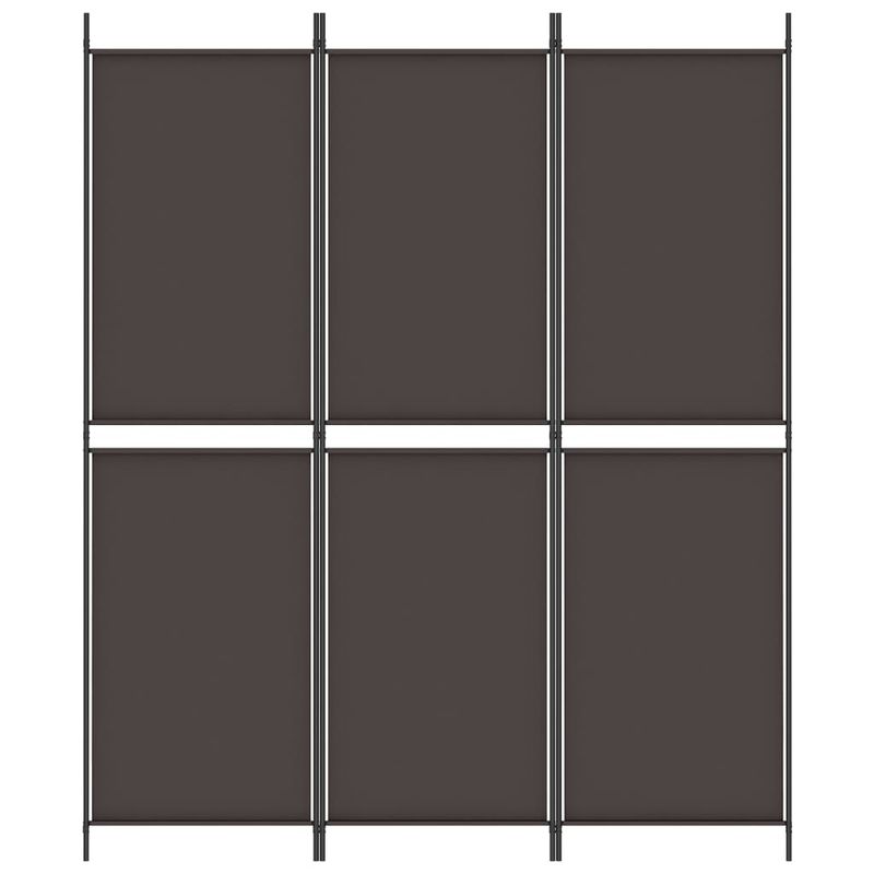 Casa si Gradina - Decoratiuni - Pereti despartitori si paravane - Paravan de camera cu 3 panouri, maro, 150x180 cm, textil - Infinity.ro