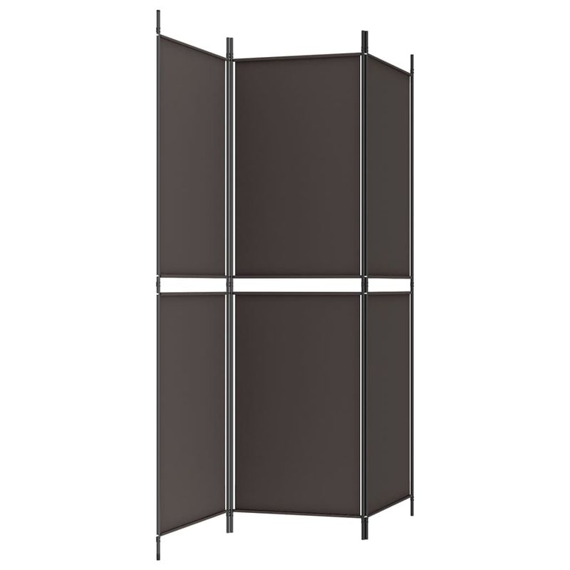 Casa si Gradina - Decoratiuni - Pereti despartitori si paravane - Paravan de camera cu 3 panouri, maro, 150x180 cm, textil - Infinity.ro