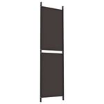 Casa si Gradina - Decoratiuni - Pereti despartitori si paravane - Paravan de camera cu 3 panouri, maro, 150x180 cm, textil - Infinity.ro