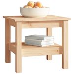 Casa si Gradina - Mobilier - Mese si birouri - Masute de cafea - Masuta de cafea, 45x45x40 cm, lemn masiv de pin - Infinity.ro