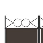 Casa si Gradina - Decoratiuni - Pereti despartitori si paravane - Paravan de camera cu 3 panouri, maro, 120x200 cm, textil - Infinity.ro