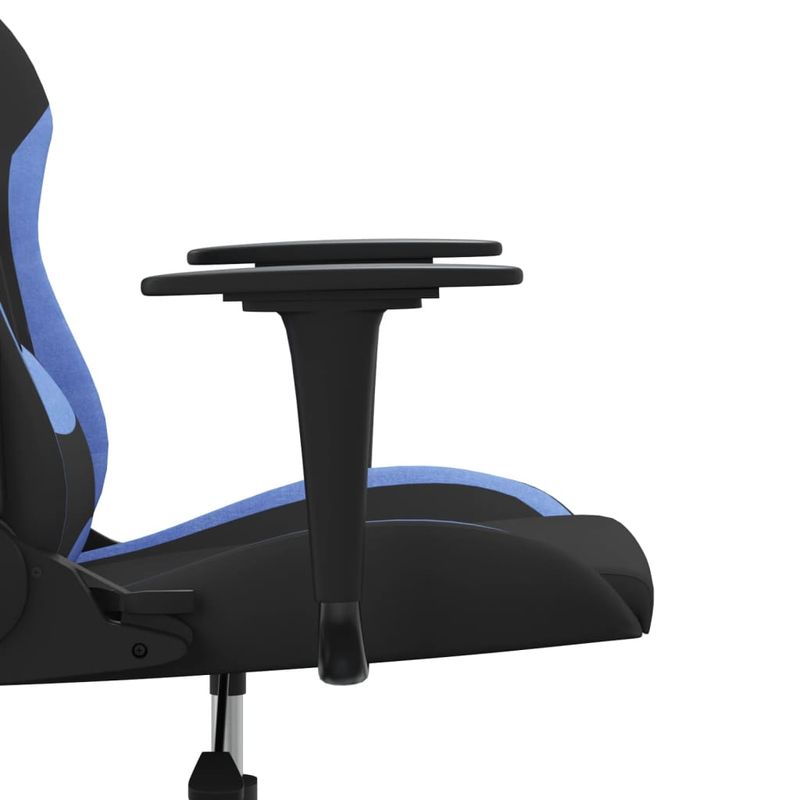 Casa si Gradina - Mobilier - Scaune si fotolii - Scaune - Scaun de gaming cu masaj, negru si albastru, material textil - Infinity.ro