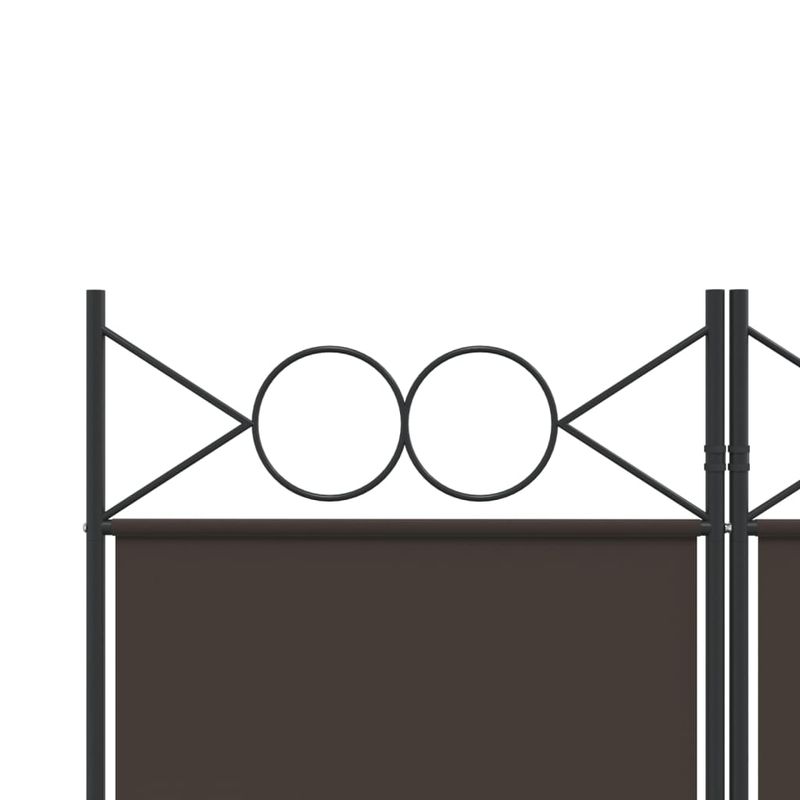 Casa si Gradina - Decoratiuni - Pereti despartitori si paravane - Paravan de camera cu 3 panouri, maro, 120x200 cm, textil - Infinity.ro