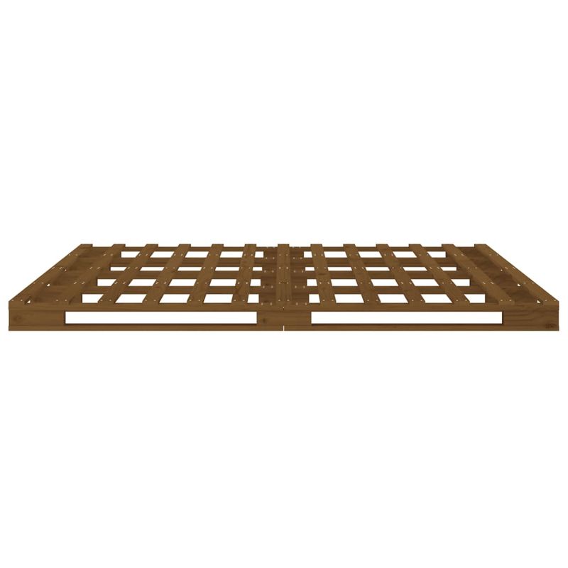 Casa si Gradina - Mobilier - Paturi si accesorii - Paturi - Pat din paleti, maro miere, 120x200 cm, lemn masiv de pin - Infinity.ro
