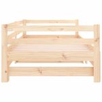 Casa si Gradina - Mobilier - Paturi si accesorii - Paturi - Pat de zi extensibil, 2x(90x190) cm, lemn masiv de pin - Infinity.ro