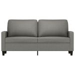 Casa si Gradina - Mobilier - Canapele si coltare - Canapele - Fotoliu canapea, gri inchis, 140 cm, material textil - Infinity.ro