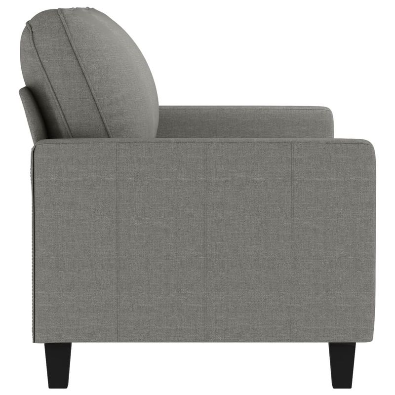Casa si Gradina - Mobilier - Canapele si coltare - Canapele - Fotoliu canapea, gri inchis, 140 cm, material textil - Infinity.ro