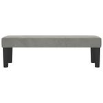 Casa si Gradina/Mobilier/Organizare si depozitare/Bancute - Banca, gri deschis, 100x30x30 cm, catifea - Infinity.ro
