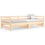 Casa si Gradina - Mobilier - Paturi si accesorii - Paturi - Pat de zi extensibil, 2x(90x190) cm, lemn masiv de pin - Infinity.ro