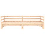 Casa si Gradina - Mobilier - Paturi si accesorii - Paturi - Pat de zi extensibil, 2x(90x190) cm, lemn masiv de pin - Infinity.ro