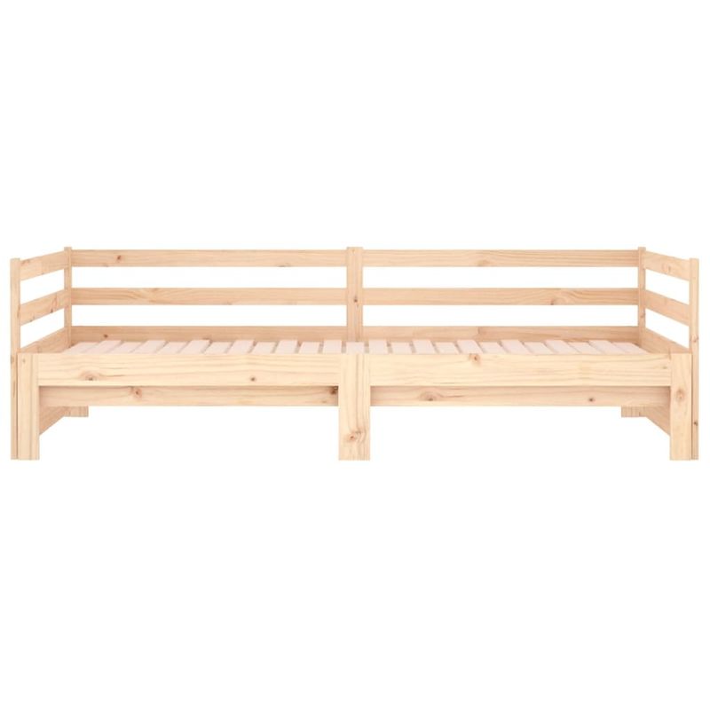 Casa si Gradina - Mobilier - Paturi si accesorii - Paturi - Pat de zi extensibil, 2x(90x190) cm, lemn masiv de pin - Infinity.ro