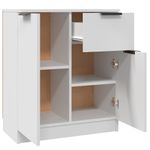 Casa si Gradina - Mobilier - Comode si corpuri - Comode - Servanta, alb, 60x30x70 cm, lemn prelucrat - Infinity.ro