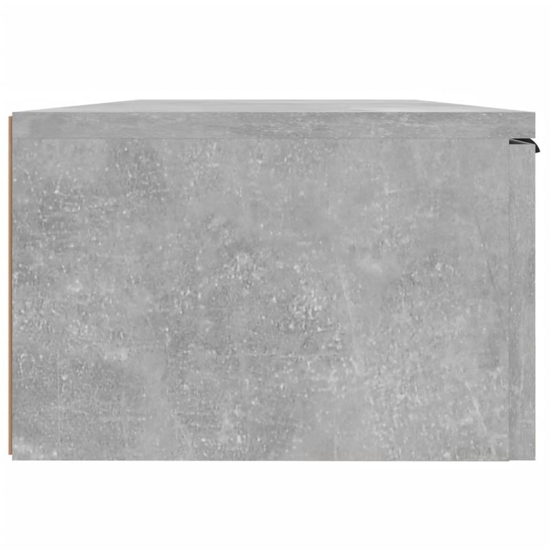 Casa si Gradina - Mobilier - Biblioteci si rafturi - Rafturi - Dulap de perete, gri beton, 68x30x20 cm, lemn compozit - Infinity.ro
