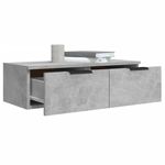 Casa si Gradina - Mobilier - Biblioteci si rafturi - Rafturi - Dulap de perete, gri beton, 68x30x20 cm, lemn compozit - Infinity.ro