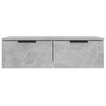 Casa si Gradina - Mobilier - Biblioteci si rafturi - Rafturi - Dulap de perete, gri beton, 68x30x20 cm, lemn compozit - Infinity.ro