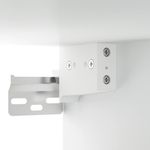 Casa si Gradina - Mobilier - Comode si corpuri - Noptiere - Noptiera de perete, alb, 35x35x20 cm - Infinity.ro